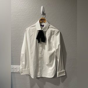 Ralph Lauren Collection Purple Label “Cormac Cotton Broadcloth” Shirt‎ Size 10